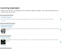 Tablet Screenshot of learningaspergian.blogspot.com