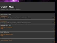 Tablet Screenshot of crazy-4-music.blogspot.com