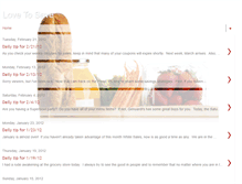 Tablet Screenshot of love-to-save-blog.blogspot.com