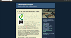 Desktop Screenshot of genres-journalistiques.blogspot.com