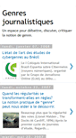 Mobile Screenshot of genres-journalistiques.blogspot.com