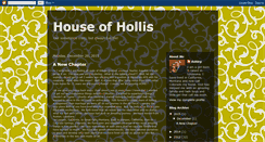 Desktop Screenshot of houseofhollis.blogspot.com