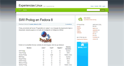 Desktop Screenshot of experiencias-linux.blogspot.com