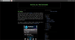 Desktop Screenshot of nataliawatanabe.blogspot.com