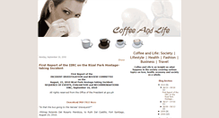 Desktop Screenshot of coffee-and-life.blogspot.com