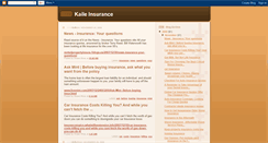 Desktop Screenshot of kaileinsurance.blogspot.com