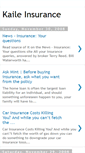 Mobile Screenshot of kaileinsurance.blogspot.com
