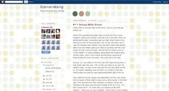 Desktop Screenshot of dramatrekking.blogspot.com