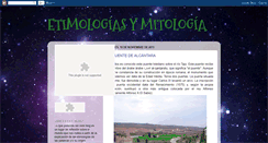 Desktop Screenshot of etimologiasymitologia.blogspot.com