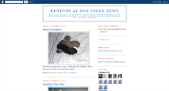 Desktop Screenshot of kenyonsatdogcreek.blogspot.com