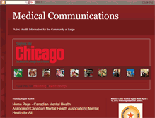 Tablet Screenshot of medicalcommunications.blogspot.com