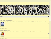 Tablet Screenshot of flashmobfridays.blogspot.com