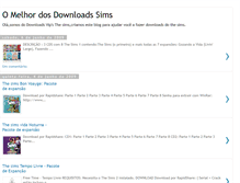 Tablet Screenshot of downloadsvipsthesims.blogspot.com
