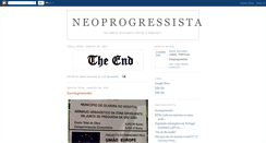 Desktop Screenshot of neoprogressista.blogspot.com