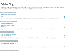 Tablet Screenshot of calebwallen.blogspot.com