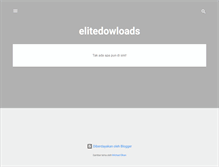 Tablet Screenshot of elitedowloads.blogspot.com