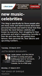 Mobile Screenshot of new-musiccelebrities.blogspot.com