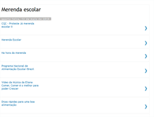 Tablet Screenshot of merendaescolar-meire.blogspot.com