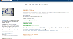 Desktop Screenshot of analysehandwriting.blogspot.com