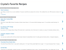 Tablet Screenshot of crystalsfavoriterecipes.blogspot.com