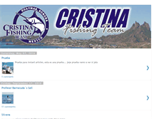 Tablet Screenshot of cristinasfishingteam.blogspot.com