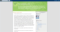 Desktop Screenshot of lectionarydiscussion.blogspot.com