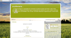 Desktop Screenshot of ecoliteracia.blogspot.com