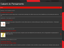 Tablet Screenshot of cabaredopensamento.blogspot.com