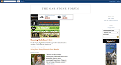 Desktop Screenshot of oakstone.blogspot.com