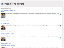 Tablet Screenshot of oakstone.blogspot.com