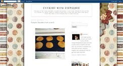 Desktop Screenshot of cookingwithstephanie.blogspot.com