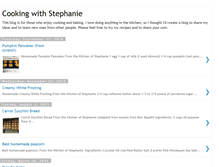 Tablet Screenshot of cookingwithstephanie.blogspot.com