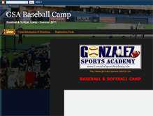 Tablet Screenshot of gsasportscamps.blogspot.com