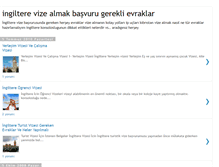 Tablet Screenshot of ingiltere-vize-basvuru.blogspot.com