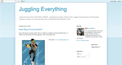 Desktop Screenshot of jugglingeverything.blogspot.com