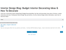 Tablet Screenshot of budgetdesigner.blogspot.com