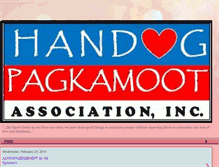 Tablet Screenshot of handogpagkamoot.blogspot.com