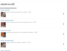 Tablet Screenshot of cercei-cu-stil.blogspot.com