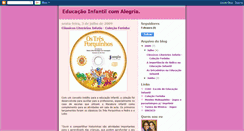 Desktop Screenshot of educacaoinfantilcomalegria.blogspot.com