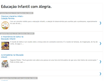 Tablet Screenshot of educacaoinfantilcomalegria.blogspot.com