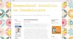 Desktop Screenshot of homeschoolcatolicoenguadalajara.blogspot.com