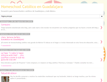 Tablet Screenshot of homeschoolcatolicoenguadalajara.blogspot.com