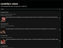 Tablet Screenshot of carakittysclaws.blogspot.com