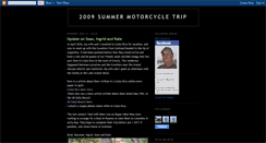 Desktop Screenshot of 2009summermotorcycletrip.blogspot.com
