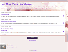 Tablet Screenshot of missplazamusic.blogspot.com