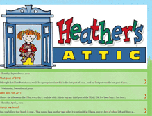 Tablet Screenshot of heathersattic.blogspot.com