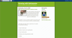 Desktop Screenshot of growingwithhydroponics.blogspot.com