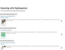 Tablet Screenshot of growingwithhydroponics.blogspot.com