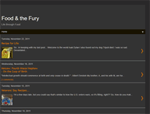 Tablet Screenshot of foodandthefury.blogspot.com