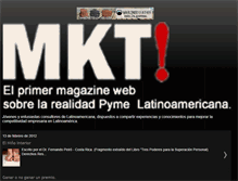 Tablet Screenshot of mktmagazine.blogspot.com